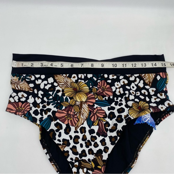 Skinny Dippers Desert Rose Honeybuns High Waist Tummy Control Swim Bottom in XL - Picture 6 of 6